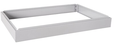 Sandusky® 4"H x 40 3/4"W x 28 3/8"D Metal Flat File Closed Base, Dove Gray