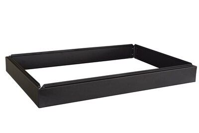 Sandusky® 4"H x 40 3/4"W x 28 3/8"D Metal Flat File Closed Base, Black
