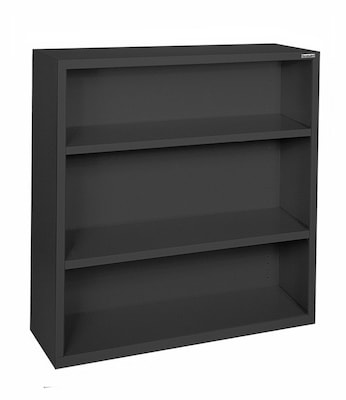 Sandusky® Elite 42H x 36W x 18D Steel Fully Adjustable Bookcase, Black