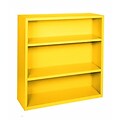 Sandusky® Elite 42H x 46W x 18D Steel Fully Adjustable Bookcase, Yellow
