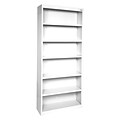 Sandusky® Elite 84H x 36W x 18D Steel Fully Adjustable Bookcase, Standard White