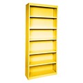 Sandusky® Elite 82H x 34W x 12D Steel Fully Adjustable Bookcase, Yellow