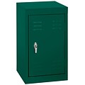 Sandusky® 24H x 15W x 15D Steel Single Tier Mini Locker, Forest Green