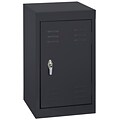 Sandusky® 24H x 15W x 15D Steel Single Tier Mini Locker, Black