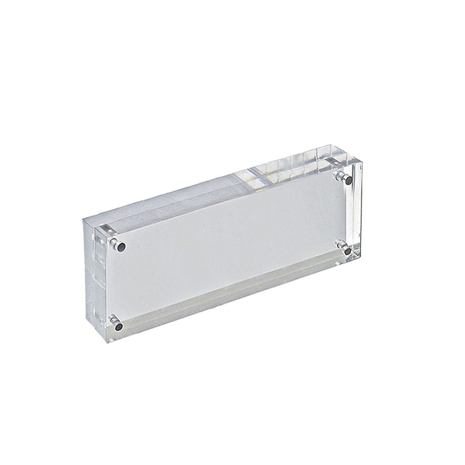 Azar Sign Holder, Freestanding, Clear Acrylic (104431)