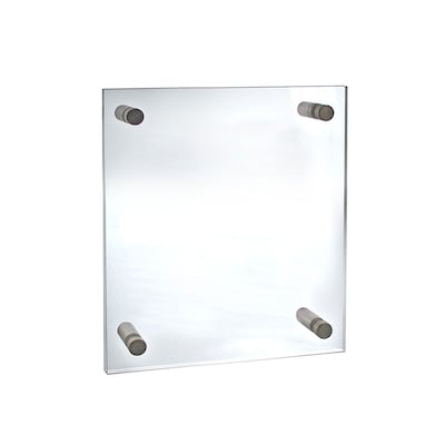 Azar Displays Floating Wall Frame, 11W x14H, Silver (105510)