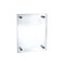 Azar® 9 x 12 Standoff Acrylic Sign Holder With Caps, Clear