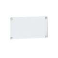 Azar Displays Clear Acrylic Window/Door Sign Holder Frame with Suction Cups 17W x 11H, 2-Pack (1