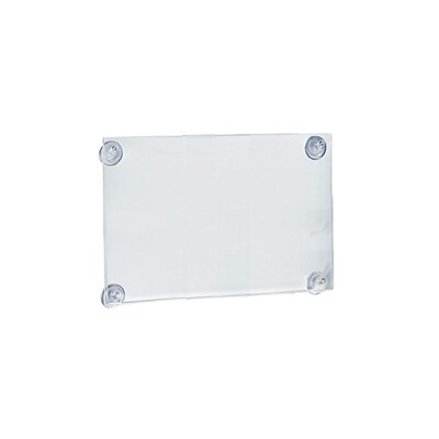 Azar Sign Holder, 14 x 11, Horizontal, Clear Acrylic , 2/Pack (106611)
