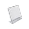 Azar® 3 x 2 Vertical Slanted L-Shape Acrylic Acrylic Sign Holder, 10/Pack