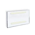 Azar® 11W X 8.5H Acrylic Horizontal Wall Mount Acrylic Sign Holder, 10/Pack