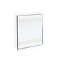 Azar Displays Self Adhesive Tape Clear Acrylic Wall Sign Holder Frame 5.5" W x 8.5" H - Portrait/Vertical, 10-Pack (122024)