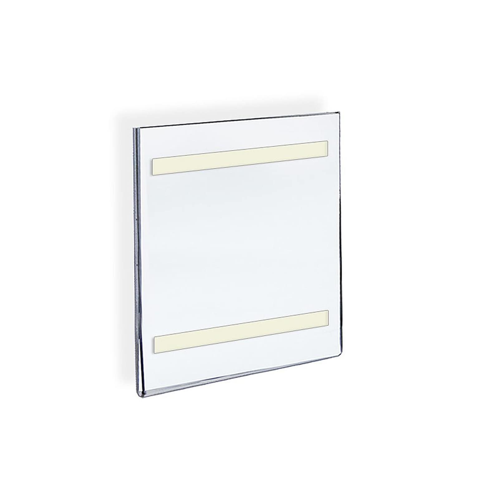 Azar Sign Holder, 5.5 x 8.5, Vertical, Wall Mounted, Clear Acrylic, 10/Pack (122024)