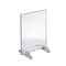 Azar® 11 x 8 1/2 Vertical/Horizontal Dual-Stand Acrylic Sign Holder, 10/Pack