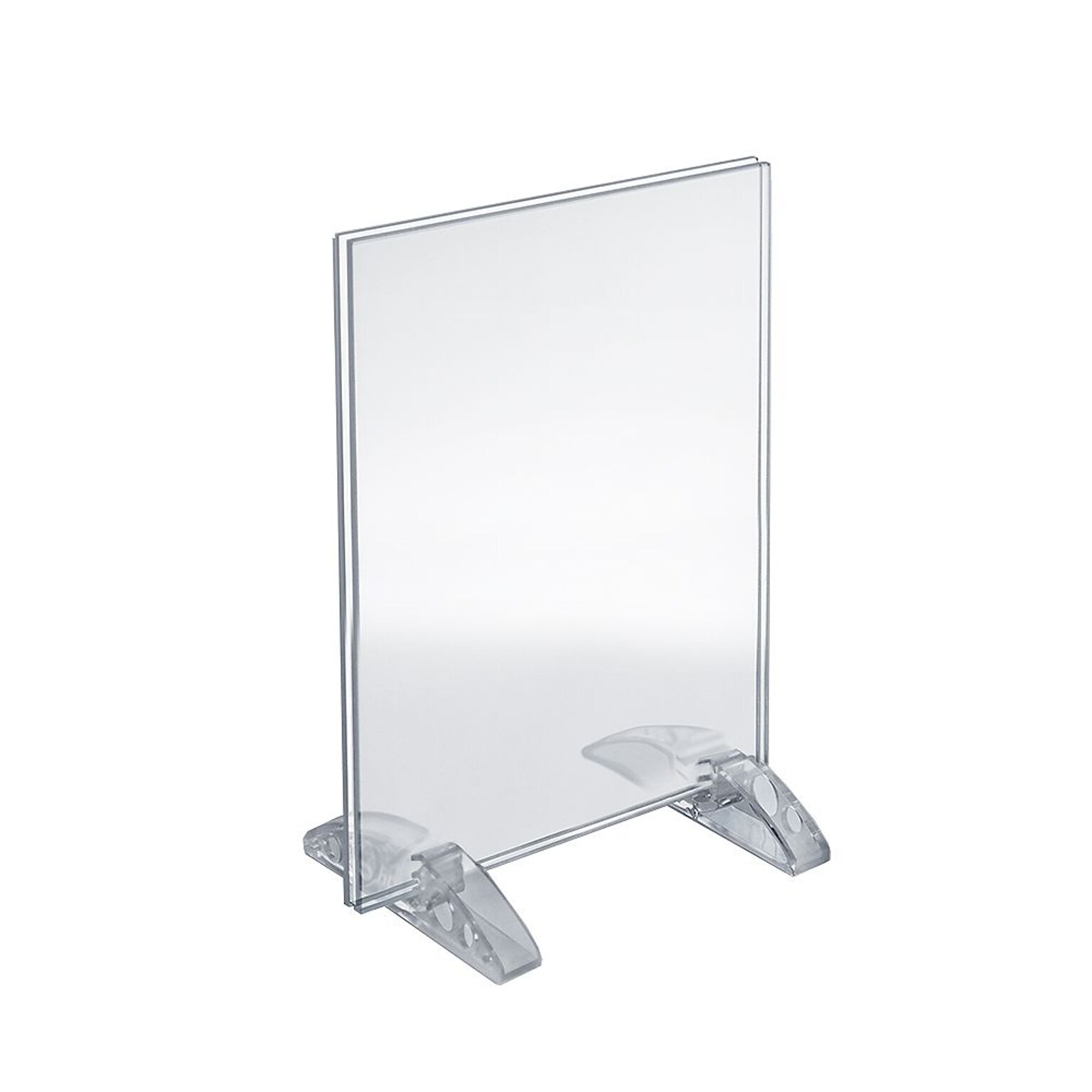 Azar Sign Holders, 8.5 x 11, Clear Acrylic, 10/Pack (132714)