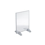 Azar® 8 1/2 x 5 1/2 Vertical/Horizontal Dual-Stand Acrylic Sign Holder, 10/Pack