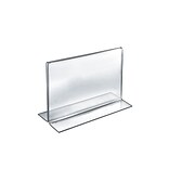 Azar® 8 x 10 Horizontal Double Sided Stand Up Acrylic Sign Holder, Clear, 10/Pack