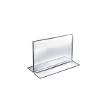 Azar Displays Double Sided Stand Up Sign Holder 5.5 x 7-inch 10/Pack
