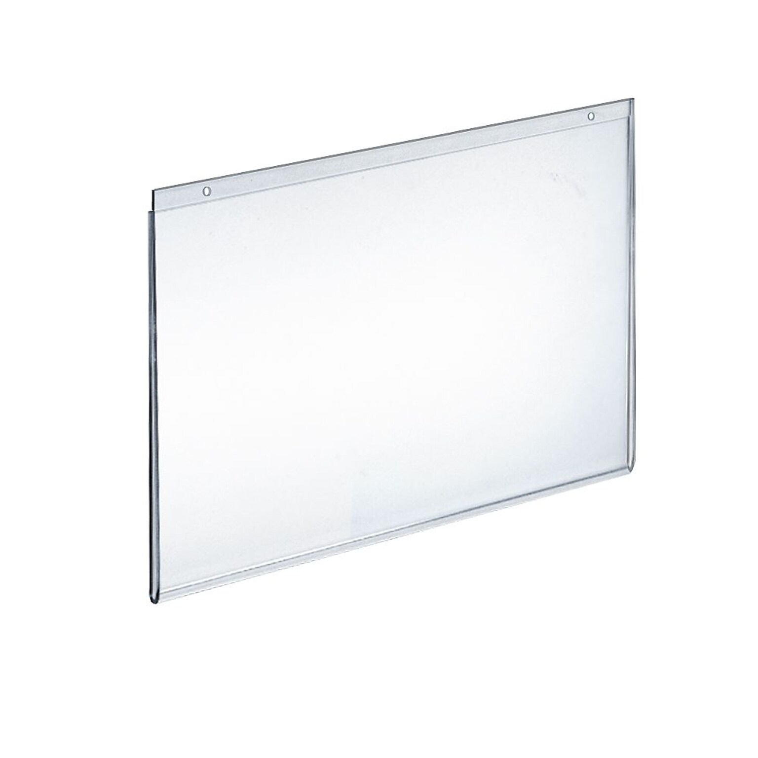 Azar Sign Holder, 14 x 11, Horizontal, Clear Acrylic, 10/Pack (162711)