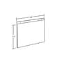 Azar® 11" x 14" Horizontal Wall Mount Acrylic Sign Holder, Clear, 10/Pack