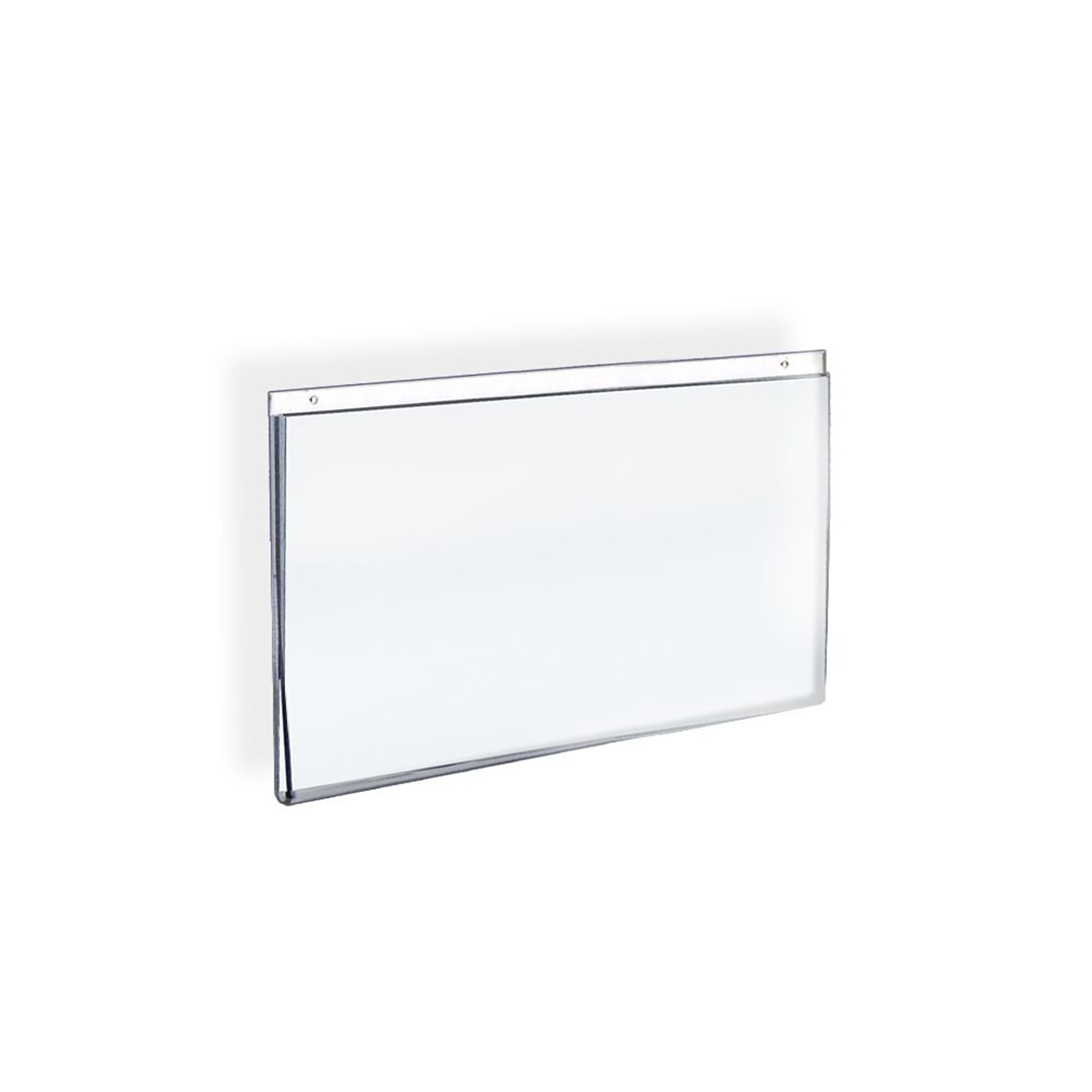 Azar® 8 1/2 x 11 Horizontal Wall Mount Acrylic Sign Holder, Clear, 10/Pack