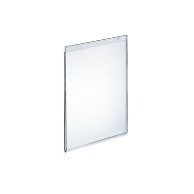 Azar® 11 x 7 Vertical Wall Mount Acrylic Sign Holder, Clear, 10/Pack