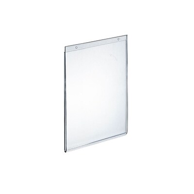 Azar® 11 x 7 Vertical Wall Mount Acrylic Sign Holder, Clear, 10/Pack