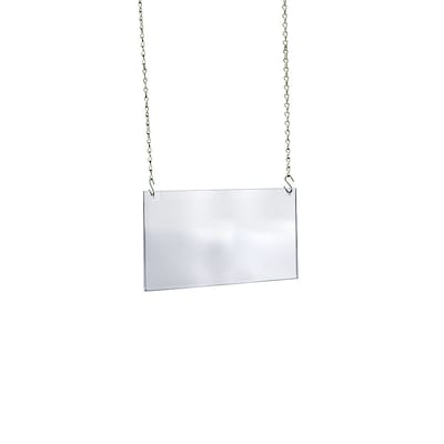 Azar Displays Hanging Ceiling Poster Frame, 17W X 11H, Clear (172709)