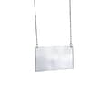 Azar Displays Clear Acrylic Hanging Ceiling Poster Frame 17 Wide X 11 High Horizontal/Landscape. I