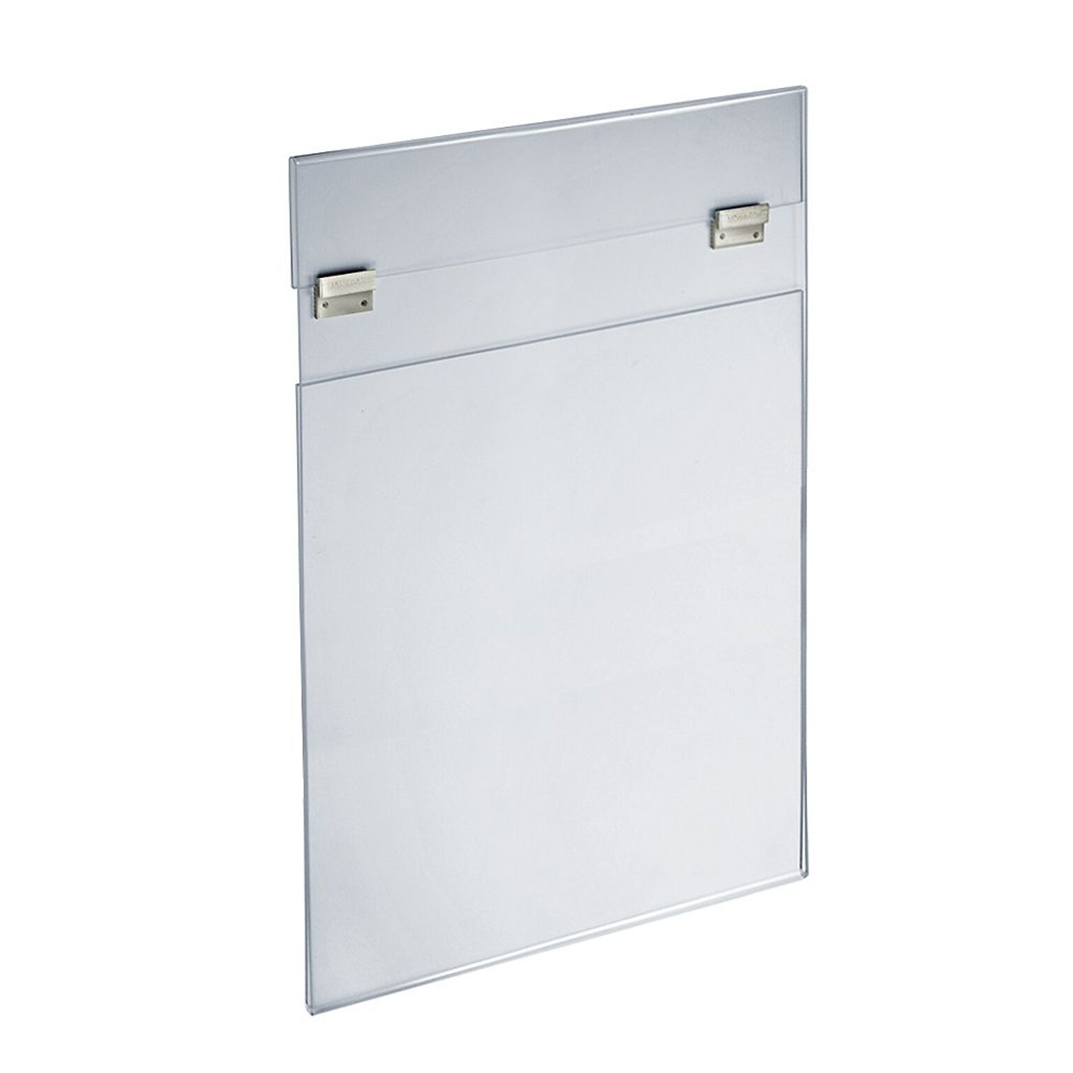 Azar Poster Holder, 24 x 36, Vertical, Wall Mounted, Clear Acrylic (182736)