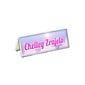 Azar® 3"(H) x 11"(W) Double Sided Nameplates, 10/Pack