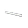 Azar® 1 x 6 Plastic Adhesive-Back C-Channel Nameplates, Clear, 10/Pack