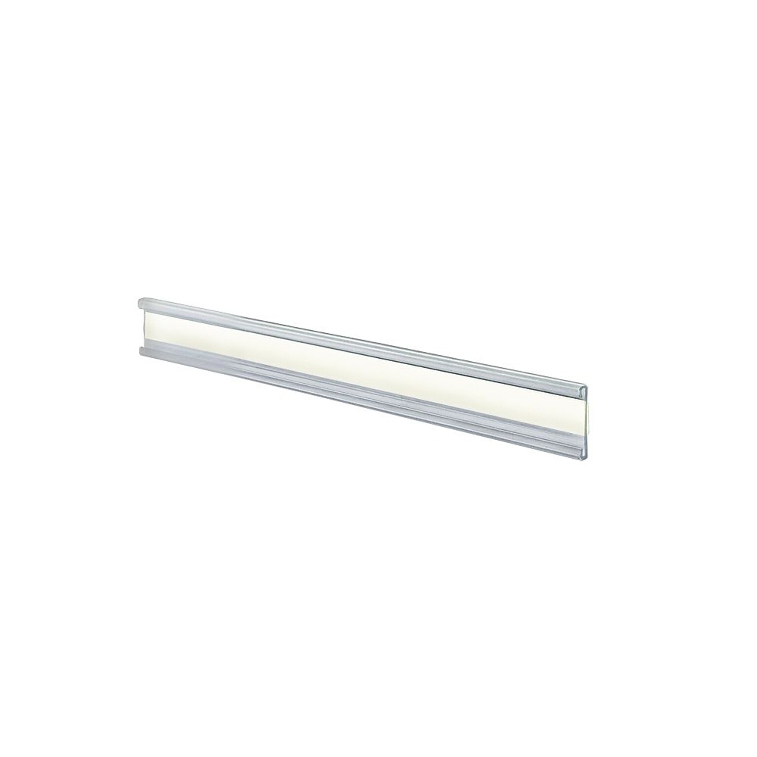 Azar Nameplate Holder, 6 x 1, Horizontal, Clear Acrylic, 10/Pack (252040)