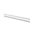 Azar® 1 x 8 1/2 Plastic Adhesive-Back C-Channel Nameplates, Clear, 10/Pack