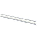 Azar® 1 x 11 Plastic Adhesive-Back C-Channel Nameplates, Clear, 20/Pack