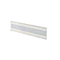 Azar® 2" x 6" Plastic Adhesive-Back C-Channel Nameplates, Clear, 10/Pack
