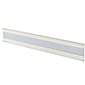 Azar® 2" x 11" Plastic Adhesive-Back C-Channel Nameplates, Clear, 10/Pack