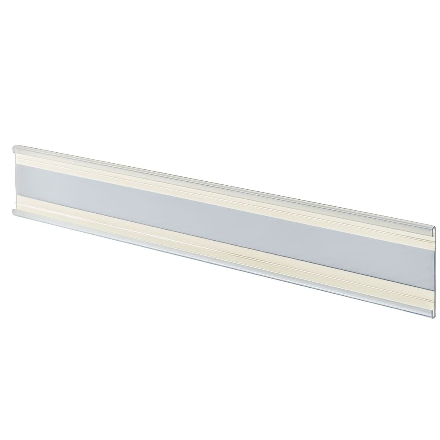 Azar Nameplate Holder, 11 x 2, Horizontal, Desktop/Wall, Clear Acrylic, 10/Pack (199609)