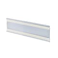 Azar® 3 x 8 1/2 Plastic Adhesive-Back C-Channel Nameplates, Clear, 10/Pack