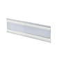 Azar® 3" x 8 1/2" Plastic Adhesive-Back C-Channel Nameplates, Clear, 10/Pack