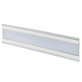 Azar® 3 x 11 Plastic Adhesive-Back C-Channel Nameplates, Clear, 10/Pack