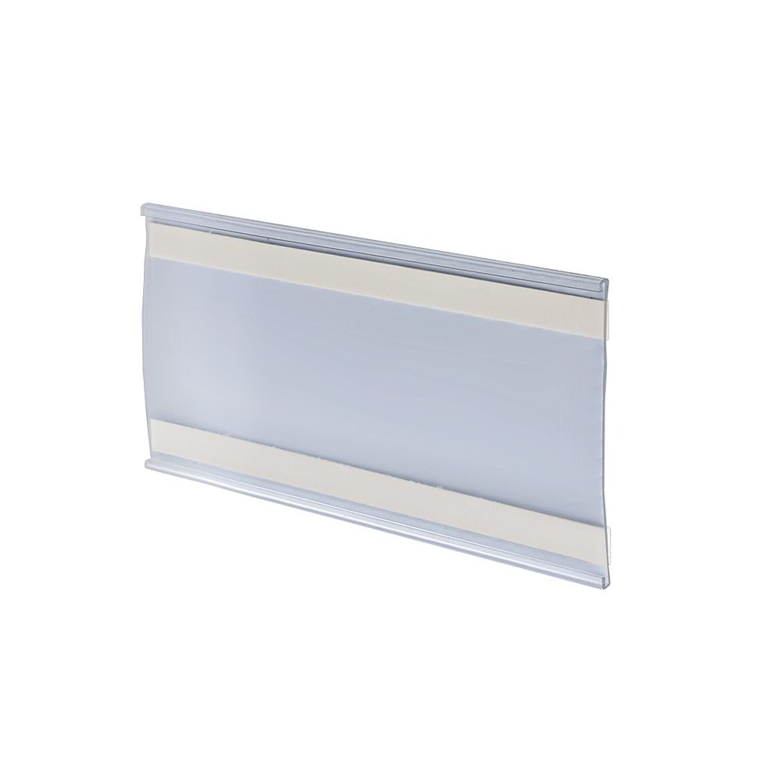 Azar Nameplate Holder, 6 x 4, Horizontal, Clear Plastic, 10/Pack (199613)