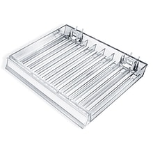 Azar® 9 Compartment Nail Polish Tray With Flip Front, 12(W) x 9 1/2(D), 2/Pk