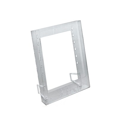 Azar Displays Letter Brochure Holder, 9"W x 11.25"H, Clear, 10/Pack (252302)