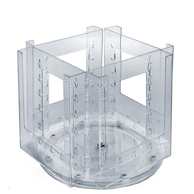 Azar Broshure Holder, 9.5 x 9, Vertical, Clear Plastic (252319)