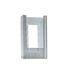 Azar Displays Trifold Wall Mount. Inside Dimension: 4.1875W, 10-Pack (252328)