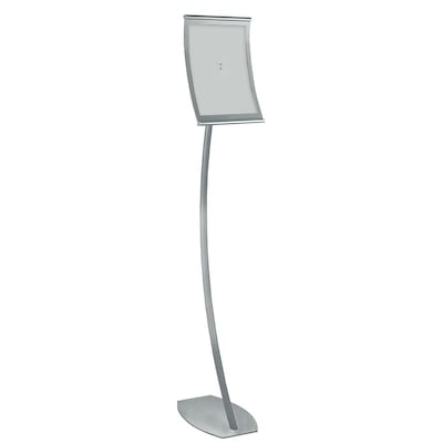 Azar® 11(H) x 8 1/2(W) Curved Metal Floor Sign Holder