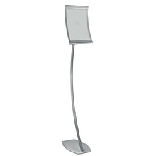 Azar® 11(H) x 8 1/2(W) Curved Metal Floor Sign Holder