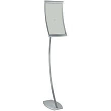 Azar® 17(H) x 11(W) Curved Metal Floor Sign Holder