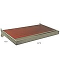 Azar® Wooden Shelf With Hang Rail, 12(D)